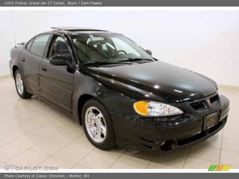 Black / Dark Pewter 2003 Pontiac Grand Am GT Sedan