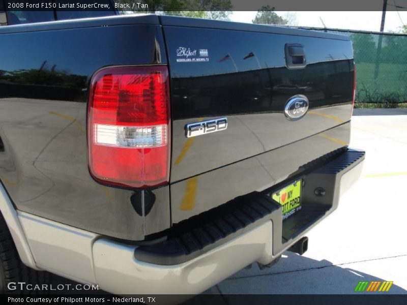 Black / Tan 2008 Ford F150 Lariat SuperCrew