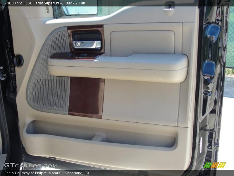 Black / Tan 2008 Ford F150 Lariat SuperCrew