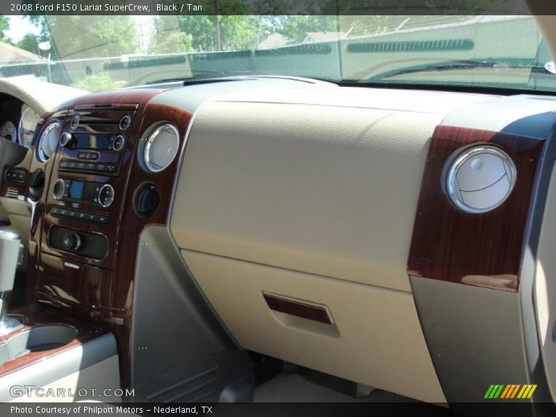 Black / Tan 2008 Ford F150 Lariat SuperCrew