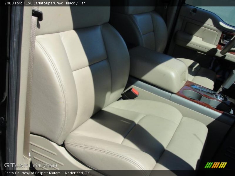 Black / Tan 2008 Ford F150 Lariat SuperCrew