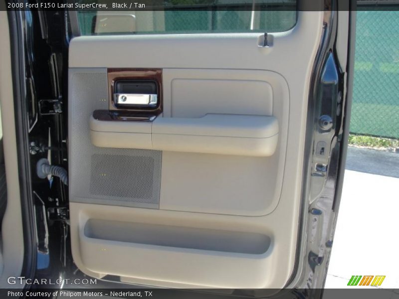 Black / Tan 2008 Ford F150 Lariat SuperCrew