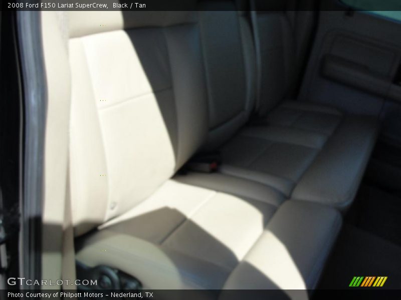 Black / Tan 2008 Ford F150 Lariat SuperCrew