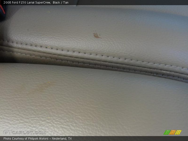 Black / Tan 2008 Ford F150 Lariat SuperCrew