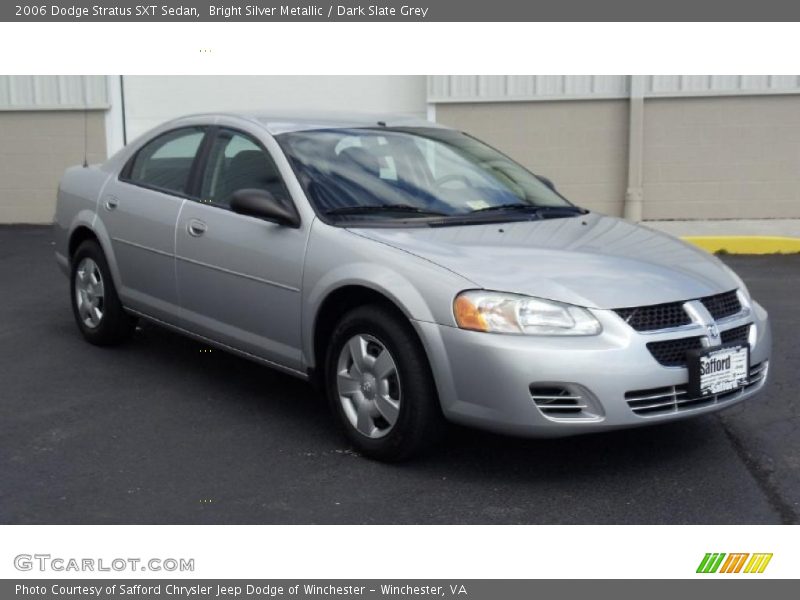 Bright Silver Metallic / Dark Slate Grey 2006 Dodge Stratus SXT Sedan