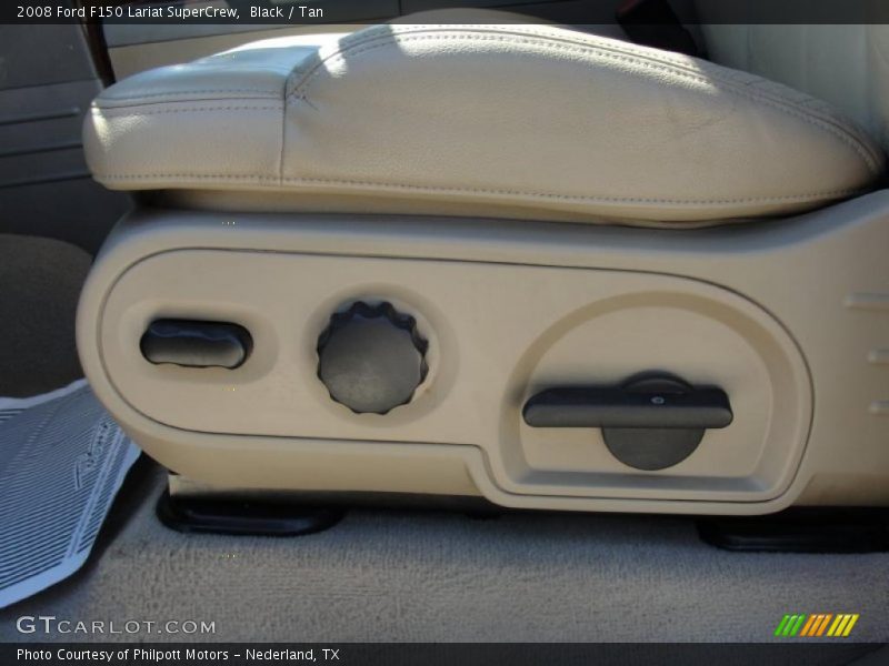 Black / Tan 2008 Ford F150 Lariat SuperCrew