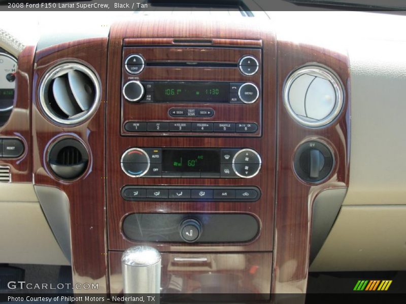 Black / Tan 2008 Ford F150 Lariat SuperCrew