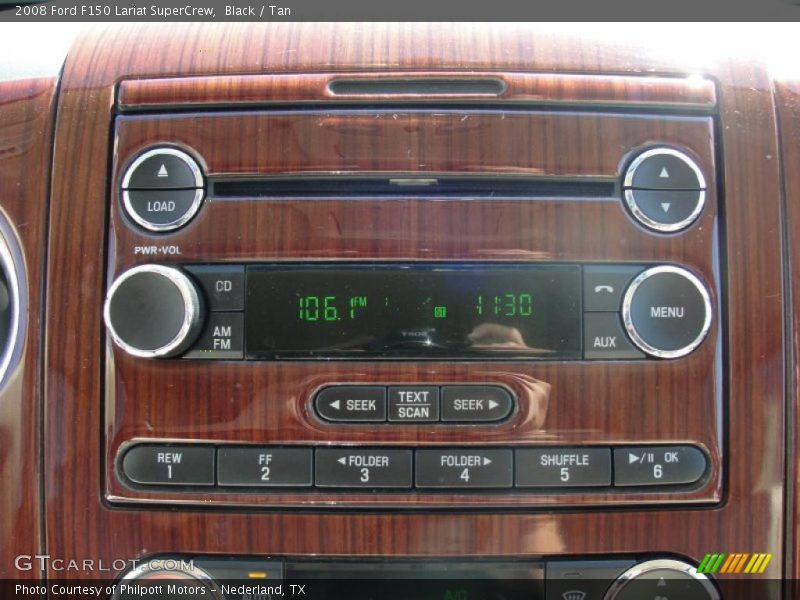 Black / Tan 2008 Ford F150 Lariat SuperCrew