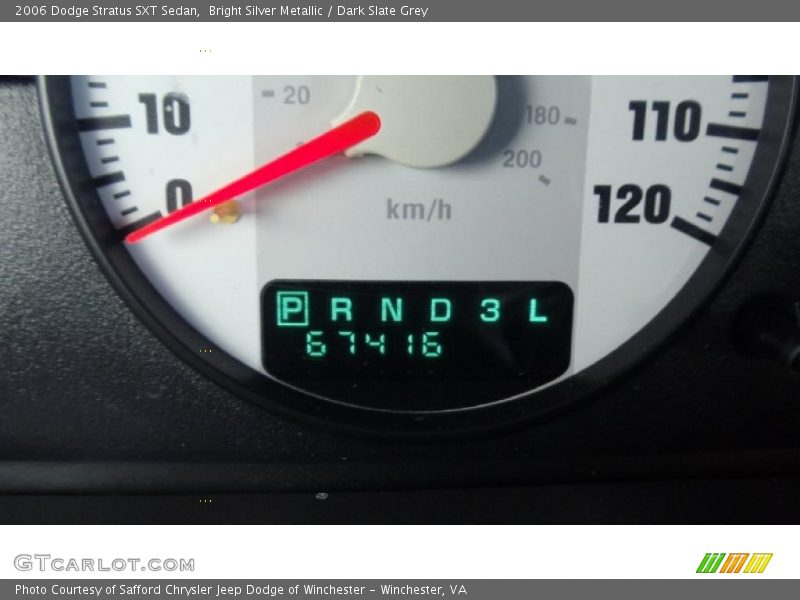 Bright Silver Metallic / Dark Slate Grey 2006 Dodge Stratus SXT Sedan