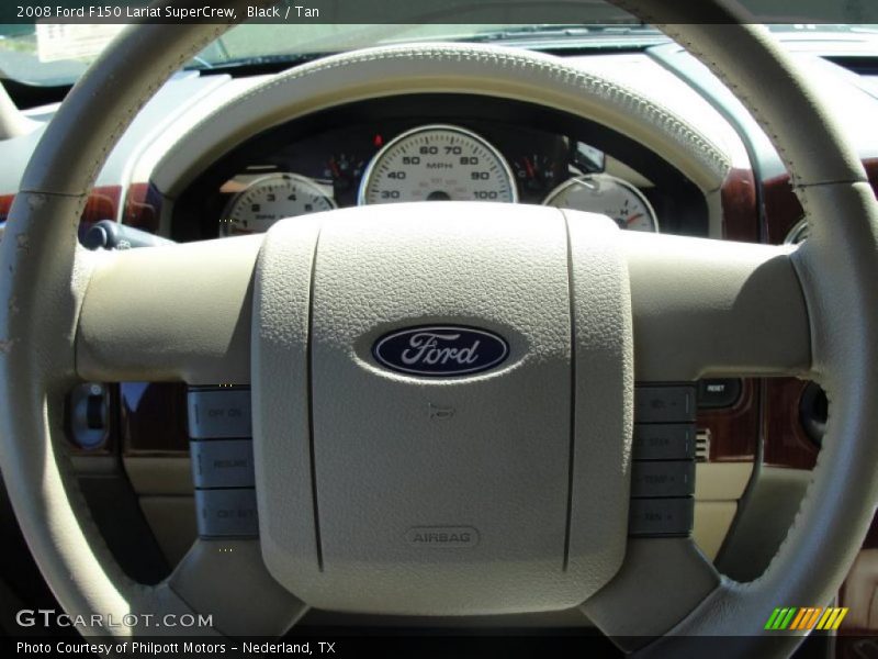 Black / Tan 2008 Ford F150 Lariat SuperCrew