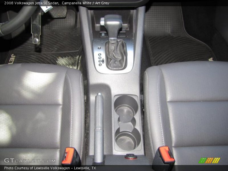 Campanella White / Art Grey 2008 Volkswagen Jetta SE Sedan