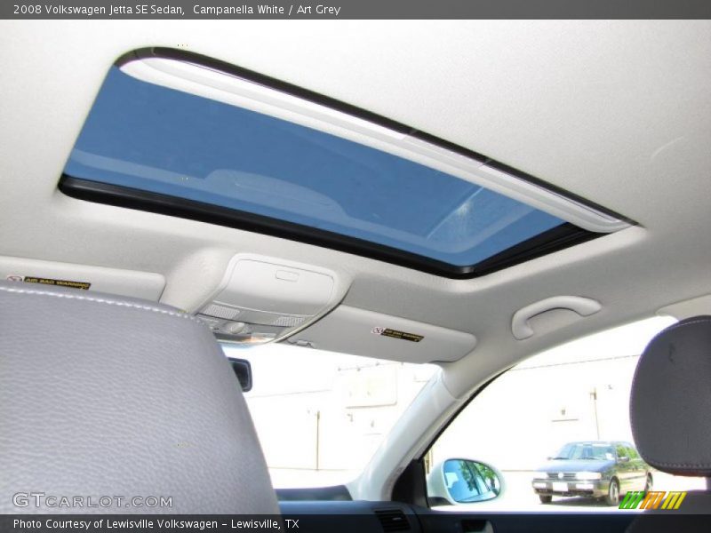 Campanella White / Art Grey 2008 Volkswagen Jetta SE Sedan