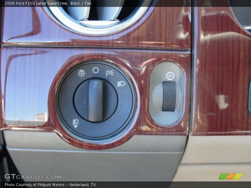 Black / Tan 2008 Ford F150 Lariat SuperCrew