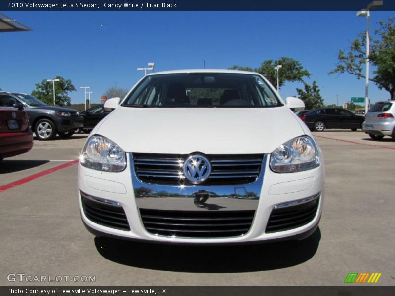 Candy White / Titan Black 2010 Volkswagen Jetta S Sedan