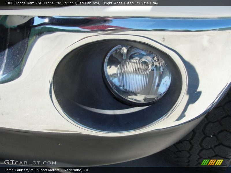 Bright White / Medium Slate Gray 2008 Dodge Ram 2500 Lone Star Edition Quad Cab 4x4