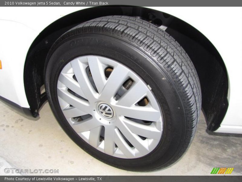 Candy White / Titan Black 2010 Volkswagen Jetta S Sedan