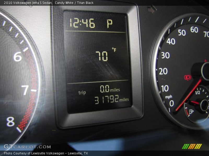 Candy White / Titan Black 2010 Volkswagen Jetta S Sedan