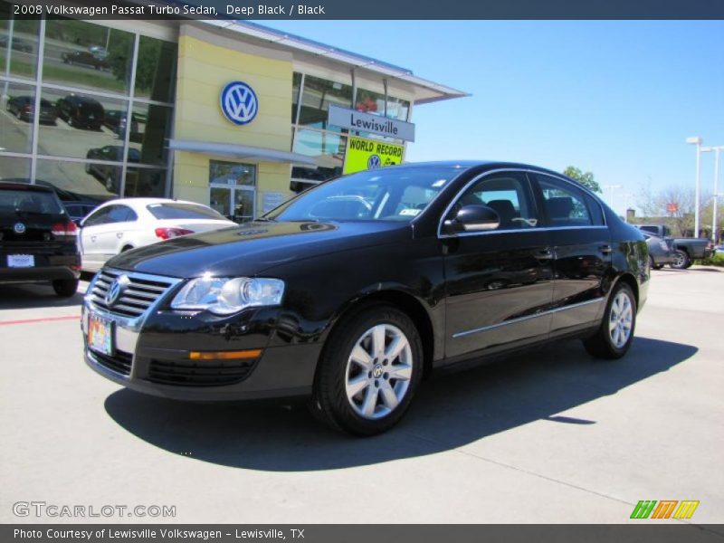 Deep Black / Black 2008 Volkswagen Passat Turbo Sedan