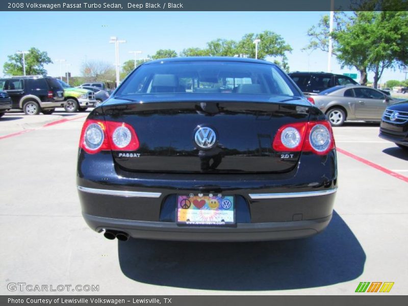 Deep Black / Black 2008 Volkswagen Passat Turbo Sedan