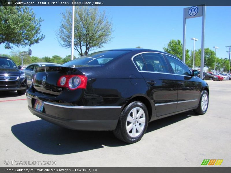 Deep Black / Black 2008 Volkswagen Passat Turbo Sedan