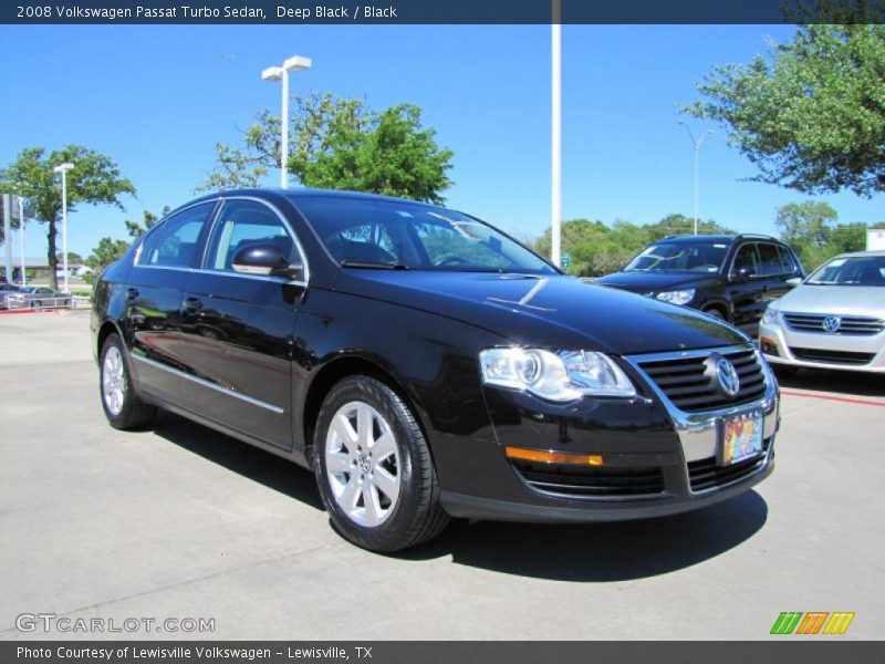 Deep Black / Black 2008 Volkswagen Passat Turbo Sedan