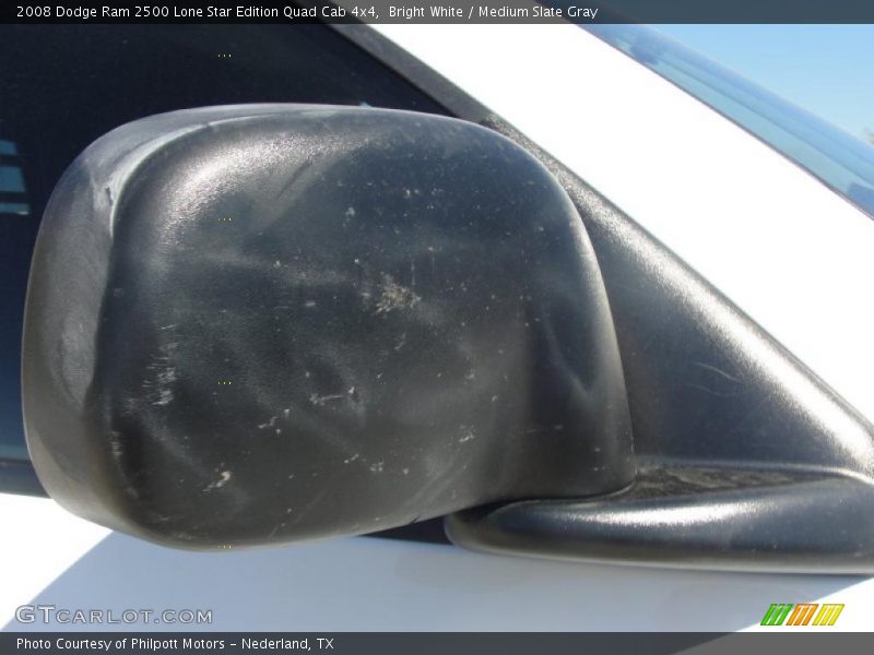 Bright White / Medium Slate Gray 2008 Dodge Ram 2500 Lone Star Edition Quad Cab 4x4