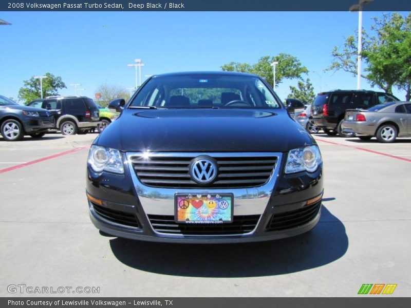 Deep Black / Black 2008 Volkswagen Passat Turbo Sedan