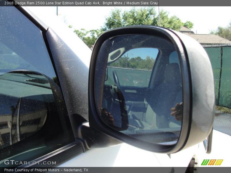 Bright White / Medium Slate Gray 2008 Dodge Ram 2500 Lone Star Edition Quad Cab 4x4