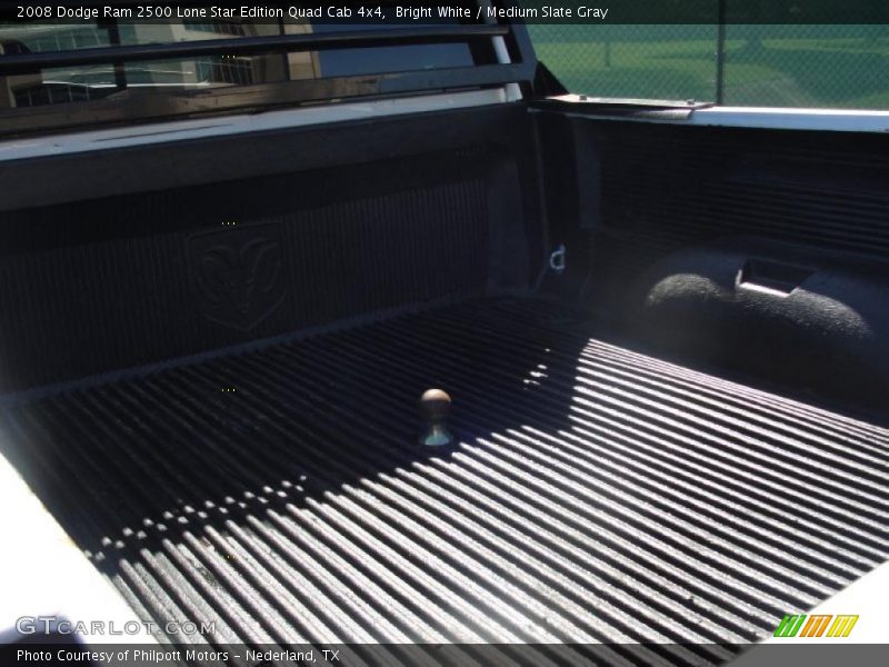 Bright White / Medium Slate Gray 2008 Dodge Ram 2500 Lone Star Edition Quad Cab 4x4