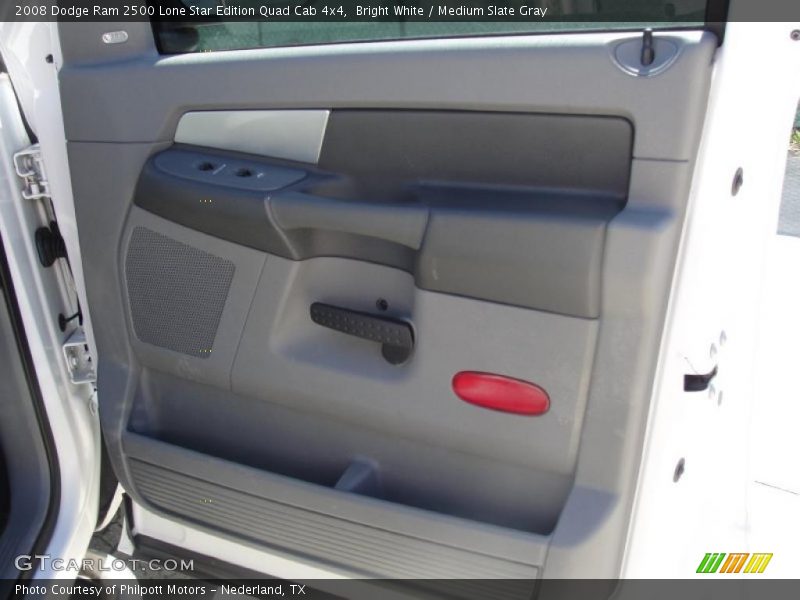 Bright White / Medium Slate Gray 2008 Dodge Ram 2500 Lone Star Edition Quad Cab 4x4