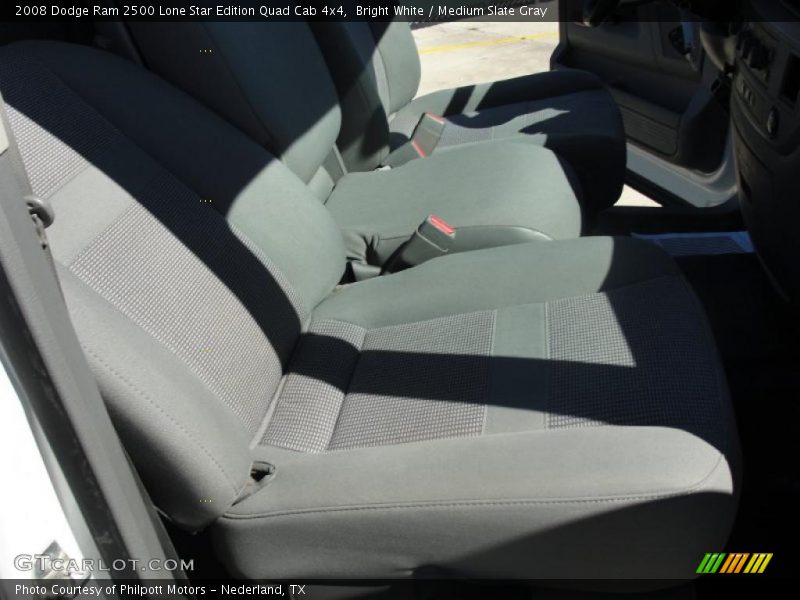 Bright White / Medium Slate Gray 2008 Dodge Ram 2500 Lone Star Edition Quad Cab 4x4