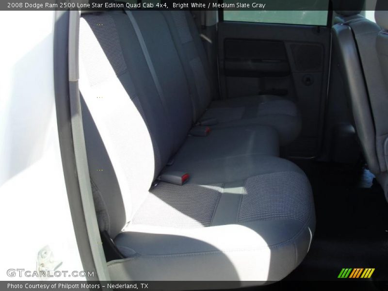 Bright White / Medium Slate Gray 2008 Dodge Ram 2500 Lone Star Edition Quad Cab 4x4