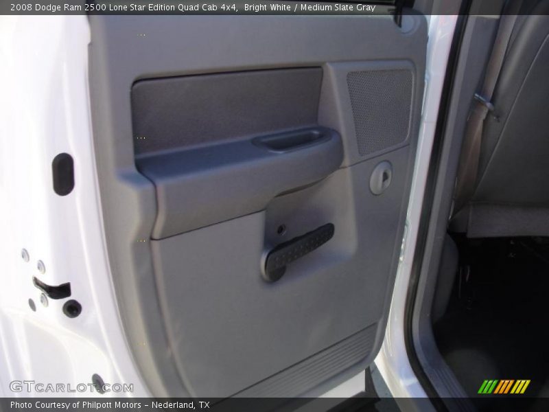 Bright White / Medium Slate Gray 2008 Dodge Ram 2500 Lone Star Edition Quad Cab 4x4