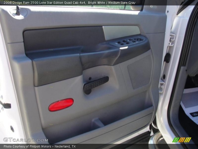 Bright White / Medium Slate Gray 2008 Dodge Ram 2500 Lone Star Edition Quad Cab 4x4