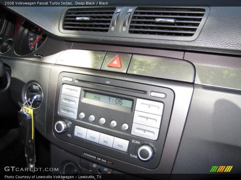 Deep Black / Black 2008 Volkswagen Passat Turbo Sedan