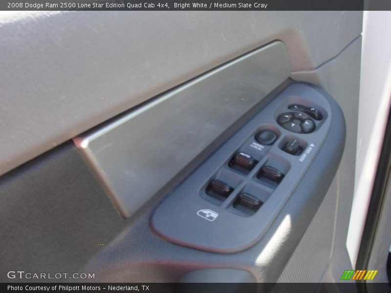 Bright White / Medium Slate Gray 2008 Dodge Ram 2500 Lone Star Edition Quad Cab 4x4