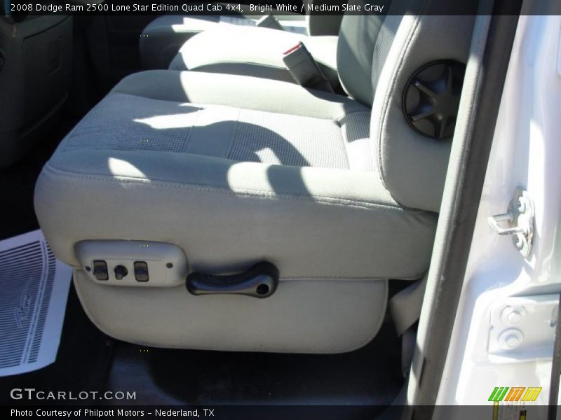 Bright White / Medium Slate Gray 2008 Dodge Ram 2500 Lone Star Edition Quad Cab 4x4