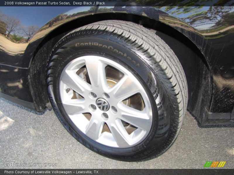 Deep Black / Black 2008 Volkswagen Passat Turbo Sedan