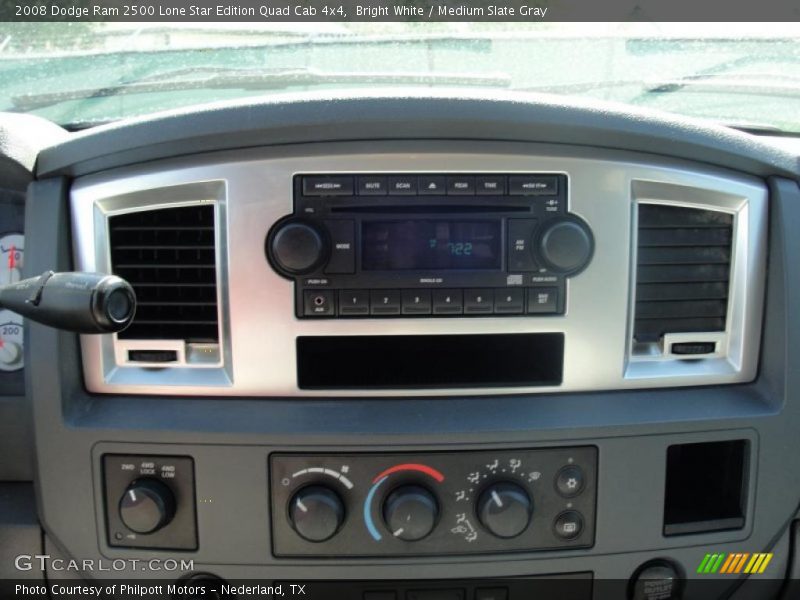 Bright White / Medium Slate Gray 2008 Dodge Ram 2500 Lone Star Edition Quad Cab 4x4