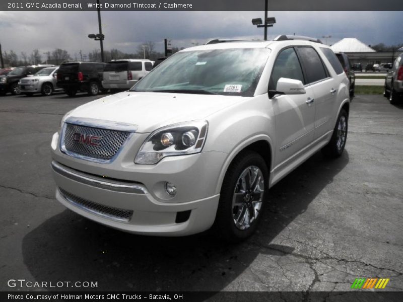White Diamond Tintcoat / Cashmere 2011 GMC Acadia Denali