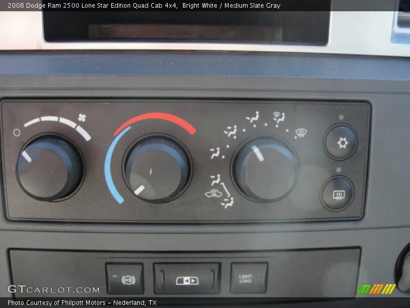 Bright White / Medium Slate Gray 2008 Dodge Ram 2500 Lone Star Edition Quad Cab 4x4