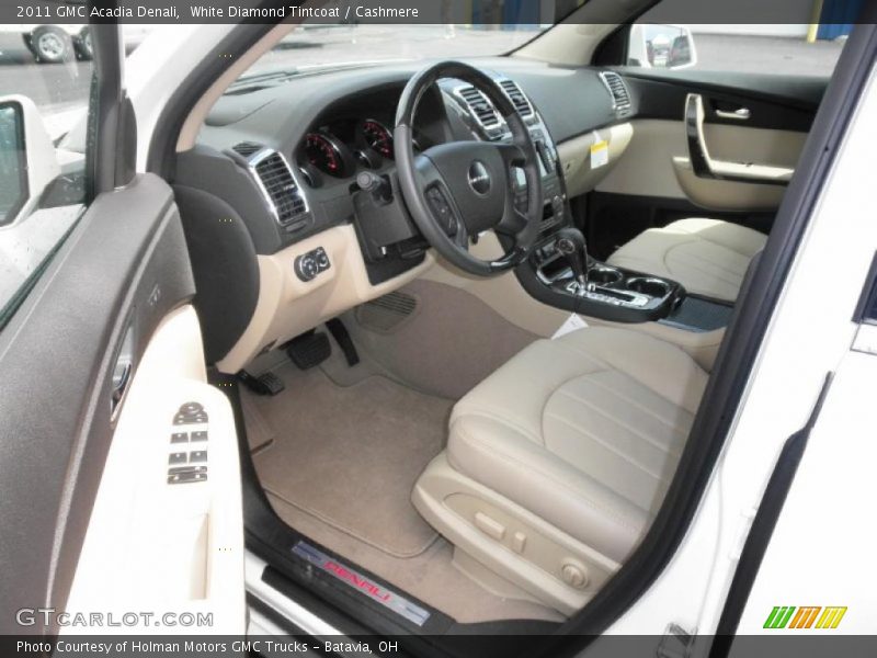 White Diamond Tintcoat / Cashmere 2011 GMC Acadia Denali