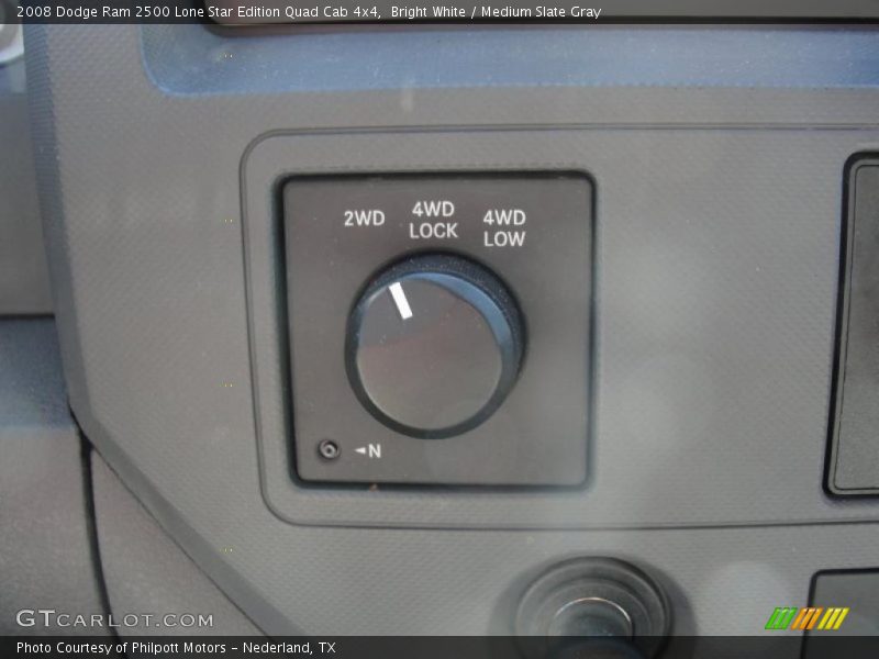 Bright White / Medium Slate Gray 2008 Dodge Ram 2500 Lone Star Edition Quad Cab 4x4