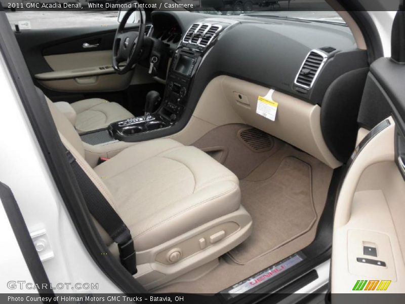 White Diamond Tintcoat / Cashmere 2011 GMC Acadia Denali