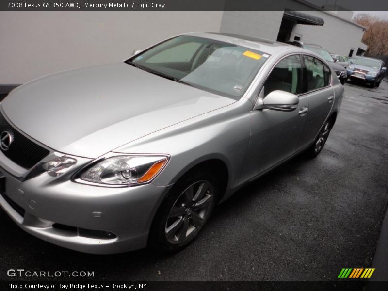 Mercury Metallic / Light Gray 2008 Lexus GS 350 AWD
