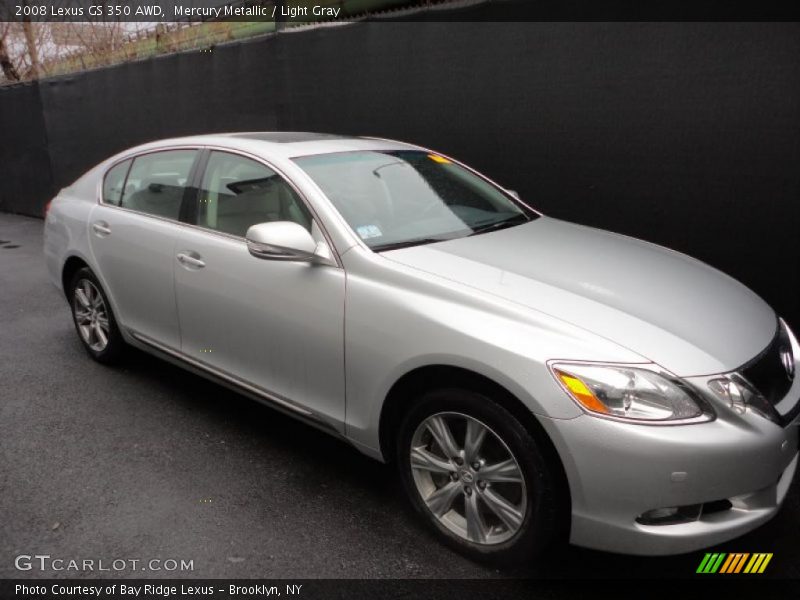 Mercury Metallic / Light Gray 2008 Lexus GS 350 AWD
