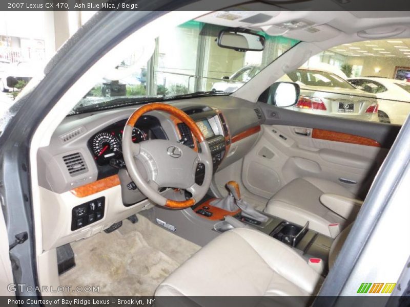 Ash Blue Mica / Beige 2007 Lexus GX 470