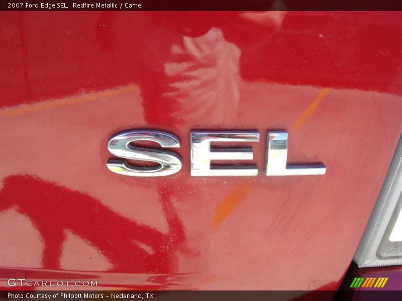 Redfire Metallic / Camel 2007 Ford Edge SEL