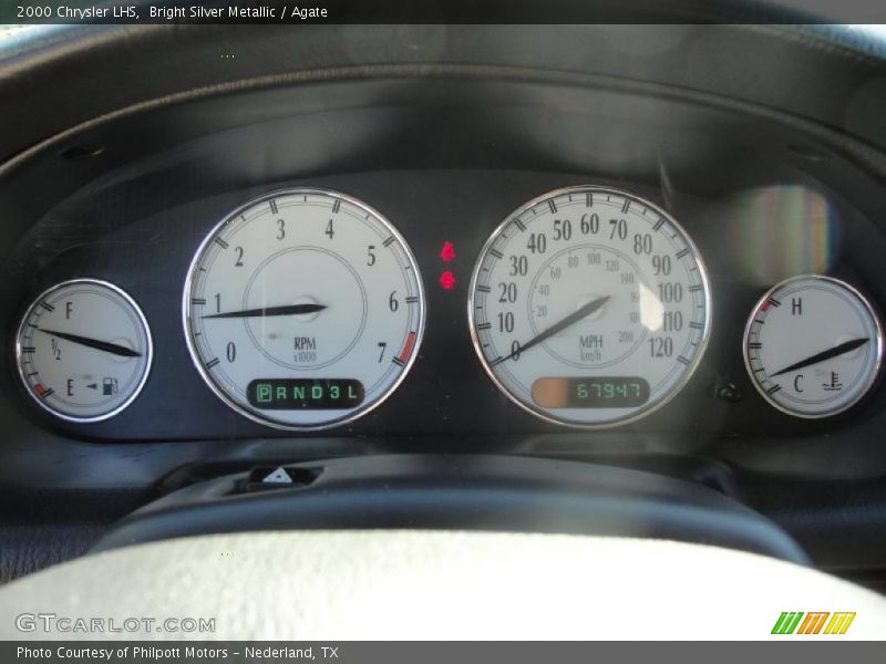 Bright Silver Metallic / Agate 2000 Chrysler LHS