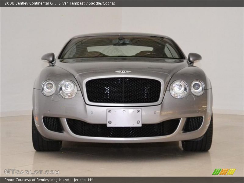 Silver Tempest / Saddle/Cognac 2008 Bentley Continental GT